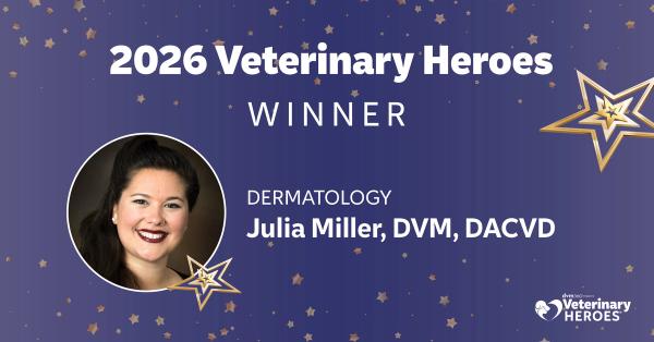 Meet the 2026 Veterinary Heroes: Julia Miller, DVM, DACVD