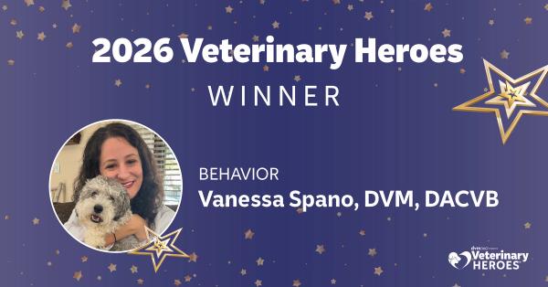Meet the 2026 Veterinary Heroes: Vanessa Spano, DVM, DACVB