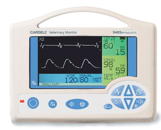 cardell veterinary blood pressure monitor