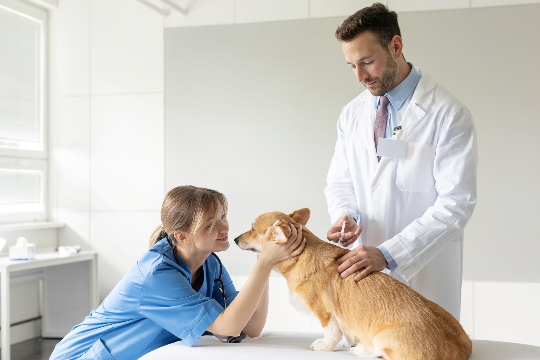 Veterinary team