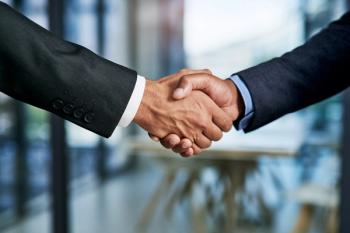 Business handshake