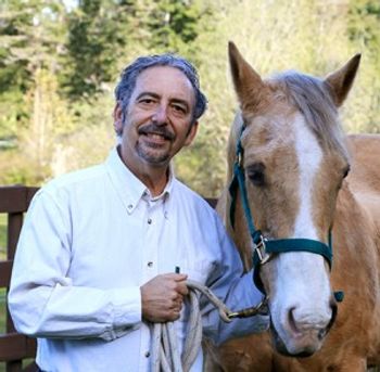 Dr. Allen Schoen with horse