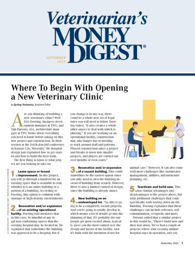 Veterinarian's Money Digest®