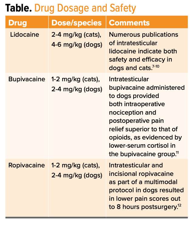 is lidocaine safe for dogs