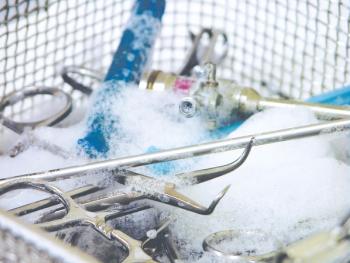 Soaking veterinary instruments