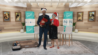 Holiday karaoke extravaganza with Julia Miller and Adam Christman