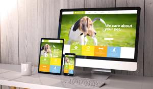 Dog on device screens