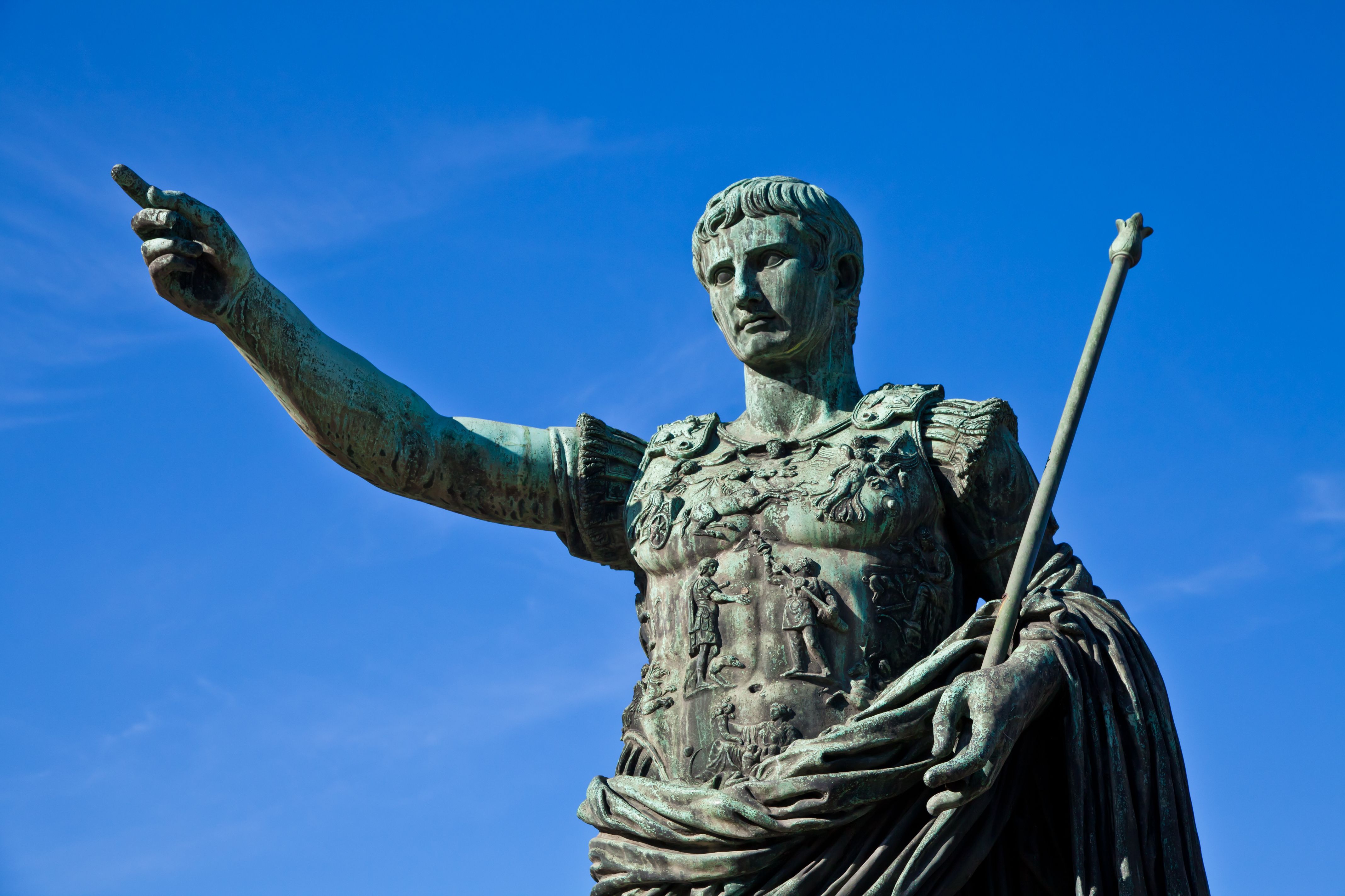 Caesar statue