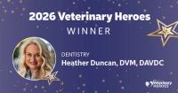Meet the 2026 Veterinary Heroes: Heather Duncan, DVM, DAVDC