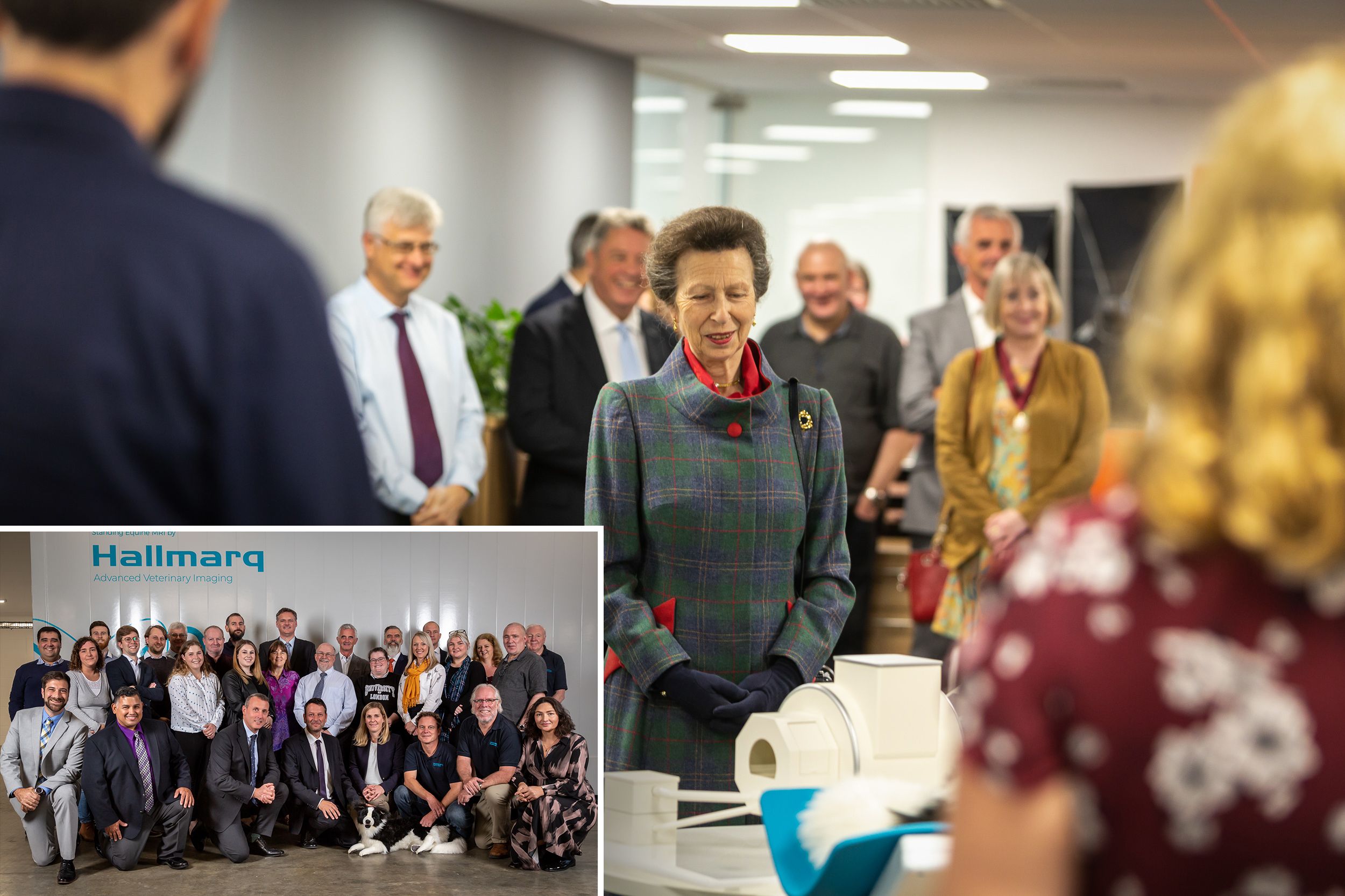 HRH The Princess Royal visits Queen’s Award winner Hallmarq Veterinary Imaging