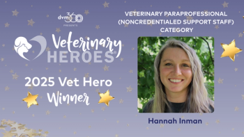 2025 Veterinary Heroes: Hannah Inman (Veterinary paraprofessional)