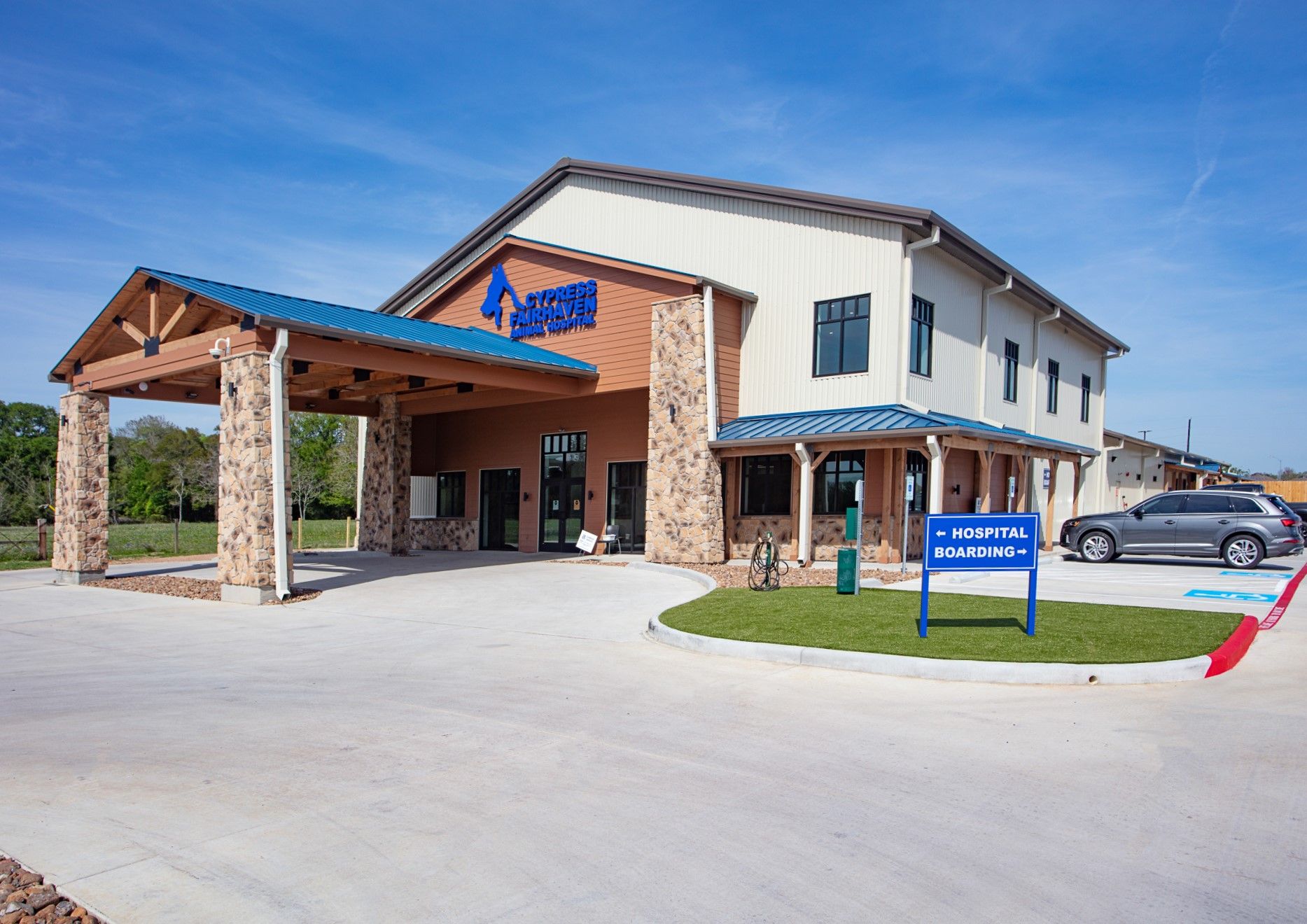 Veterinary parking lot considerations