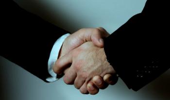 Business handshake