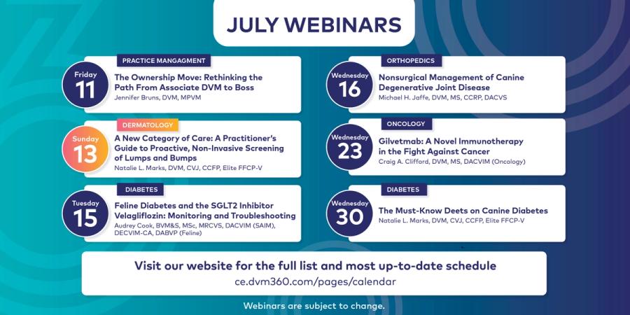 July Webinars