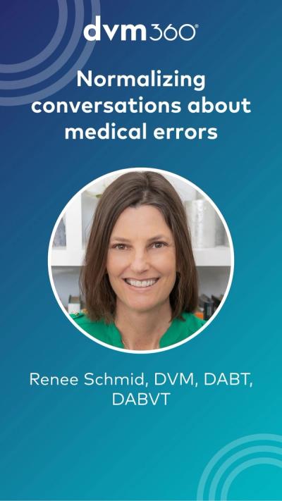 Normalizing conversations about medical errors