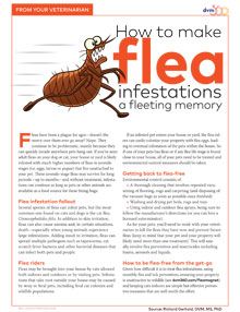Flea Checklist Flea education packet: Top five client handouts