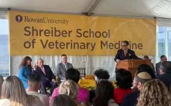 Rowan University ribbon cutting