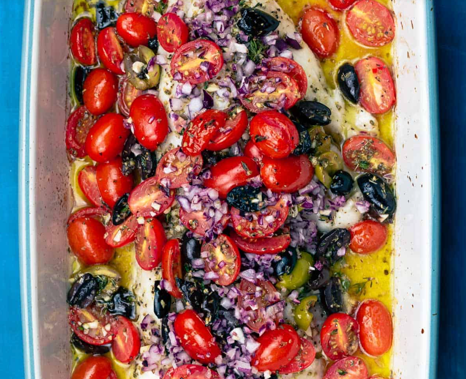 Celebrate Mediterranean Diet Month With This Easy Baked Fish