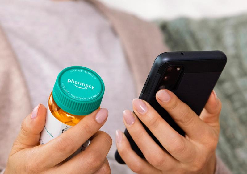 Amazon Pharmacy bottle. | Credit: Amazon Pharmacy