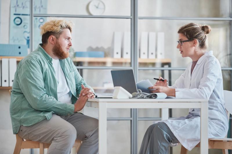 Stock image of patients with Type 2 diabetes meeting with doctor to discuss treatment options. | Credit: Adobe Stock