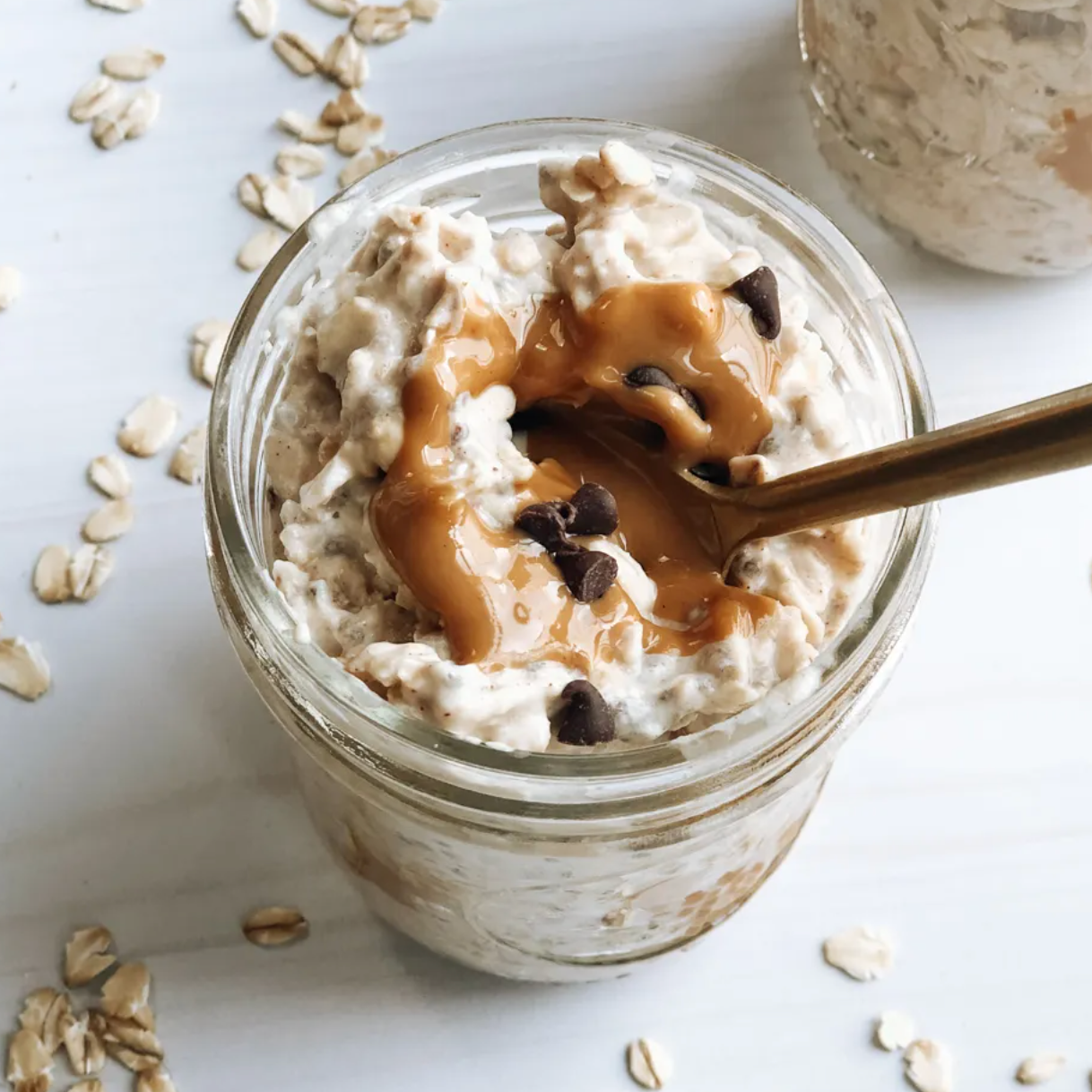 Peanut Butter Overnight Oats for Steady Morning Energy