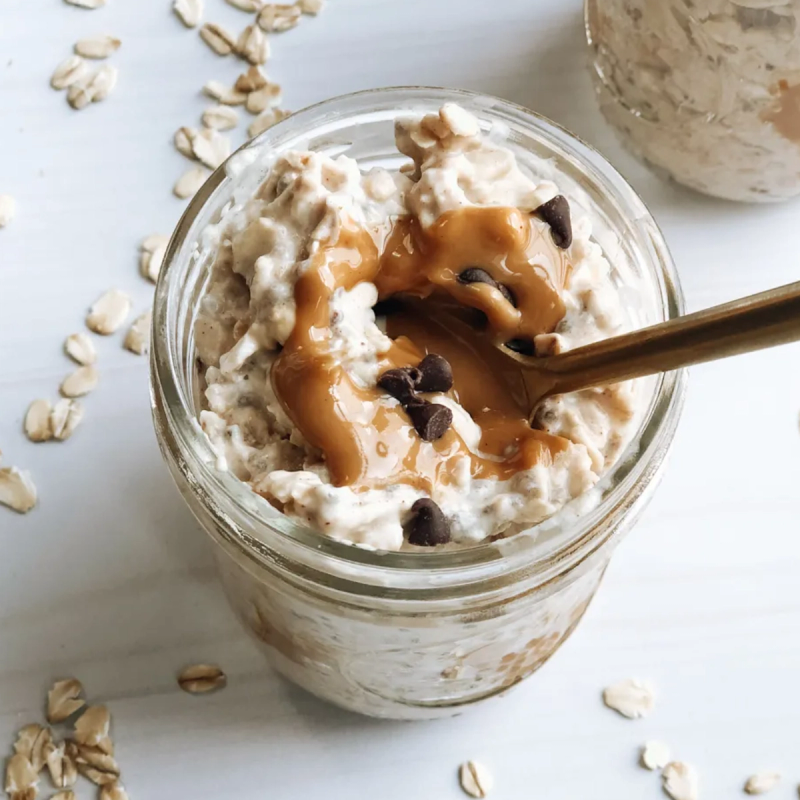 Peanut Butter Overnight Oats for Steady Morning Energy