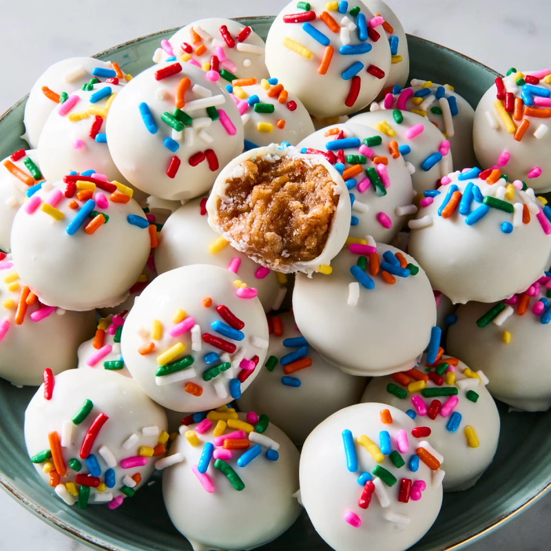 A No-Bake Dunkaroo-Inspired Protein Bite to Satisfy Your Sweet Tooth