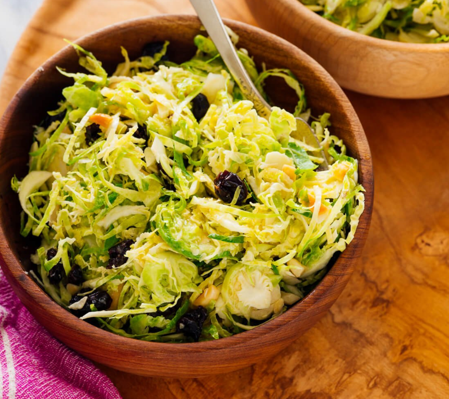 A Fresh Take on Thanksgiving: Honey Mustard Brussels Sprout Slaw