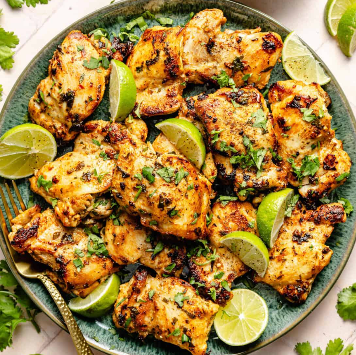 Cilantro Lime Chicken Thighs for an Easy Healthy Dinner