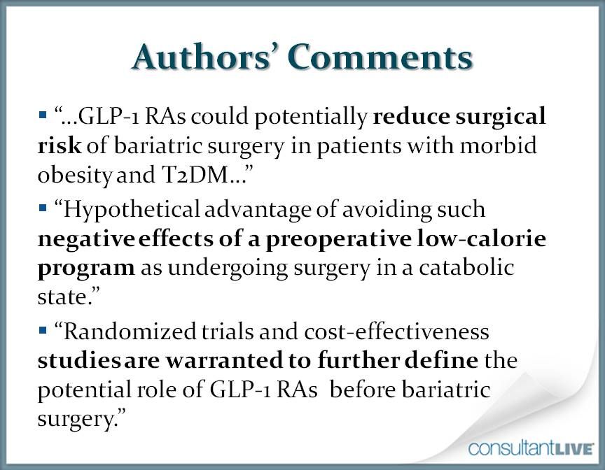 Weight Loss Before Bariatric Surgery in T2DM GLP1