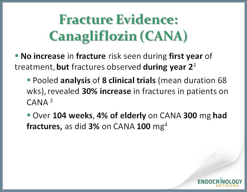 Fracture risk with SGLT2Is has been observed during year 2 of treatment