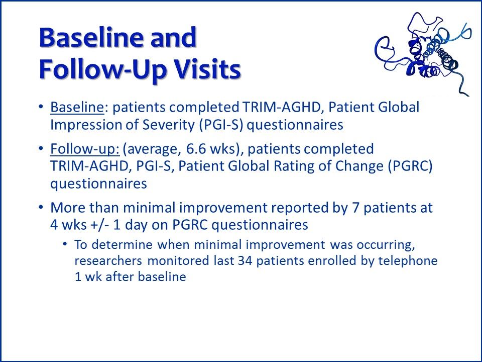 TRIM-AGHD, Adult growth hormone deficiency, AGHD