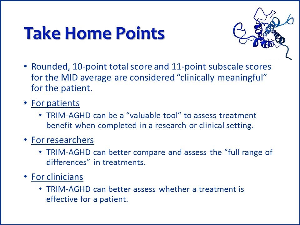 TRIM-AGHD, Adult growth hormone deficiency, AGHD