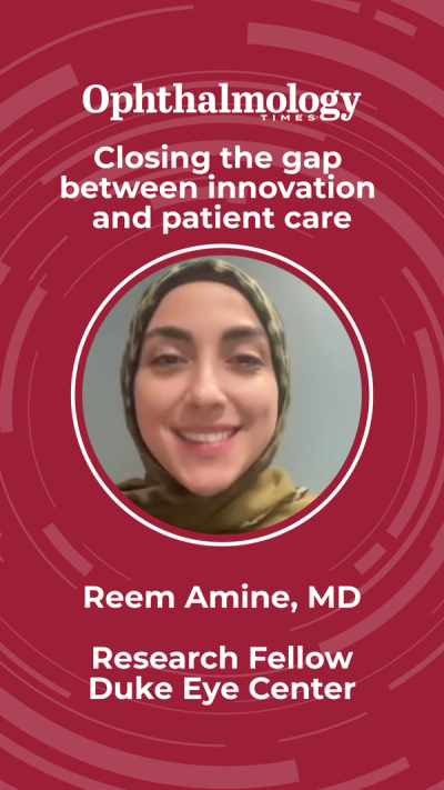 (Image credit: Reem Amine, MD) Closing the gap between retina innovation and patient care