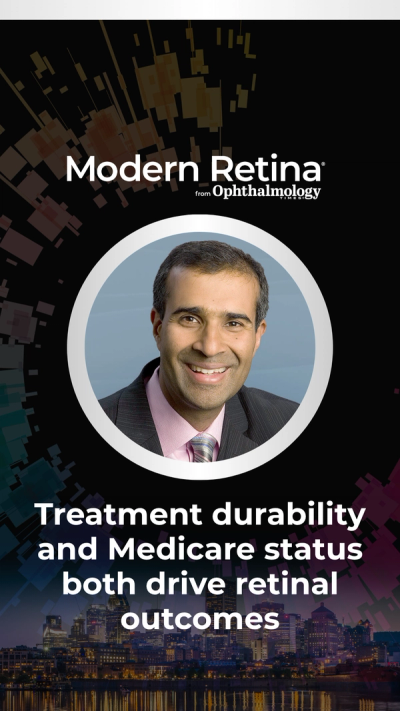 Treatment durability and Medicare status both drive retinal outcomes