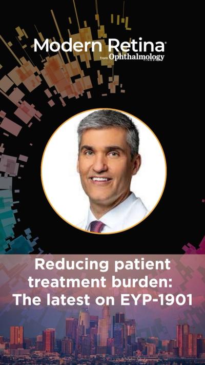 Reducing patient treatment burden: The latest on EYP-1901