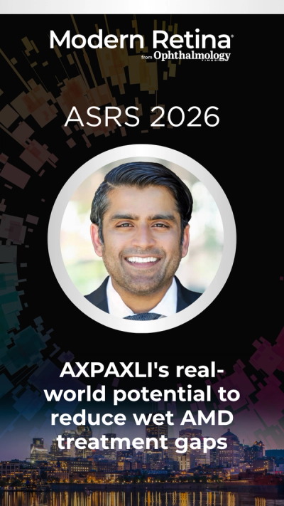 Arshad Khanani, MD, MA, FASRS, discussed the real-world implications of SOL-1 data for AXPAXLI in wet AMD