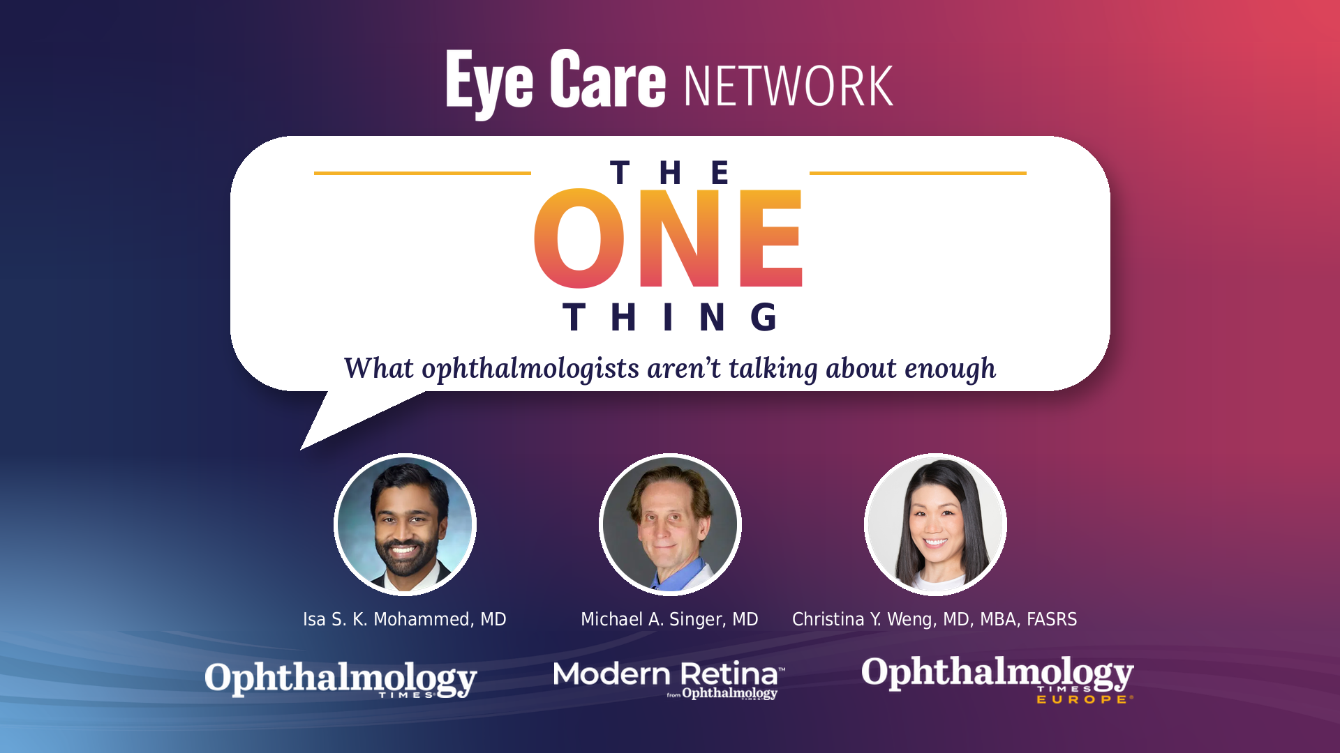 (Image credit: Isa Mohammed, MD; Michael Singer, MD; Christina Weng, MD)