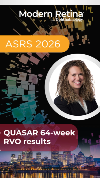 QUASAR 64-week results: aflibercept 8 mg in macular edema following RVO—Jordana G. Fein, MD, MS