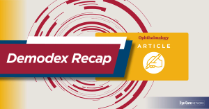 Recent increasing awareness and interest in Demodex blepharitis readily apparent: half-year recap