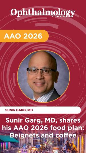 Sunir Garg, MD, shares his AAO 2026 food plan: Beignets and coffee