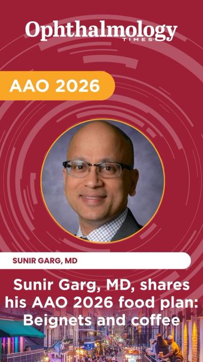 Sunir Garg, MD, shares his AAO 2026 food plan: Beignets and coffee