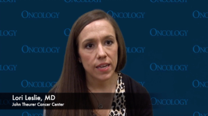 Lori Leslie, MD, Discusses CAR T-cell therapy and DLBCL