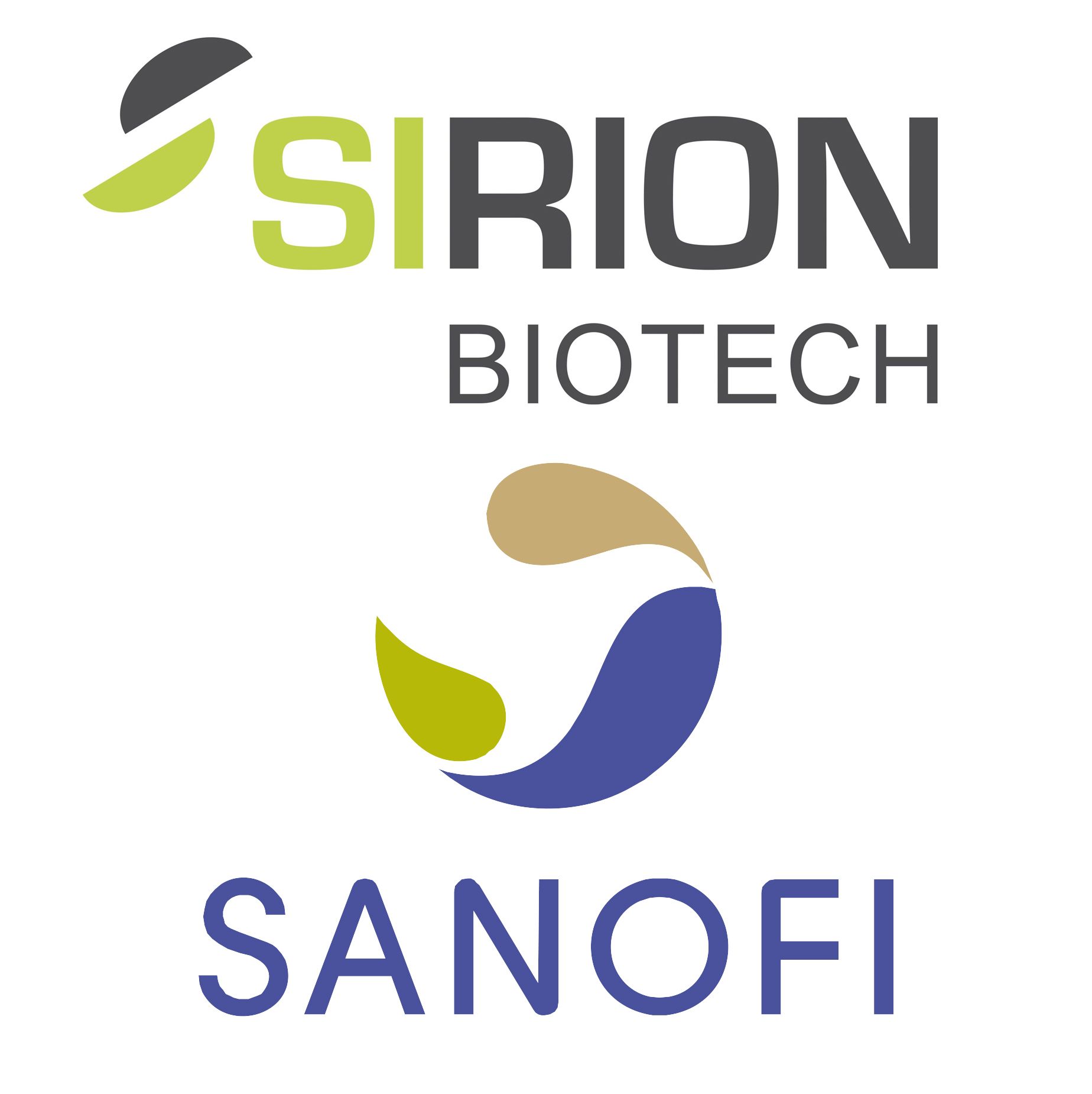 SIRION and Sanofi logos