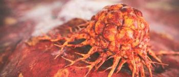 3D illustration of cancer cell 