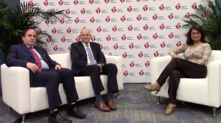 Still image from Heart Team interview with Aruna Pradhan, MD, MPH