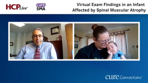 Virtual Exam Findings in an Infant Affected by Spinal Muscular Atrophy 