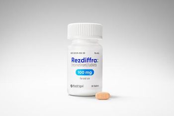 Product image of Resmetirom (Rezdiffra) | Credit: Madrigal Pharmaceuticals