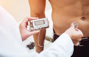 Stock image of an insulin pump