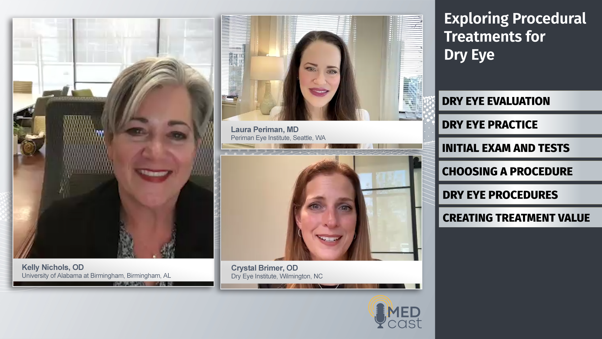 Medcast Videos | <b>Exploring Procedural Treatments for Dry Eye</b>